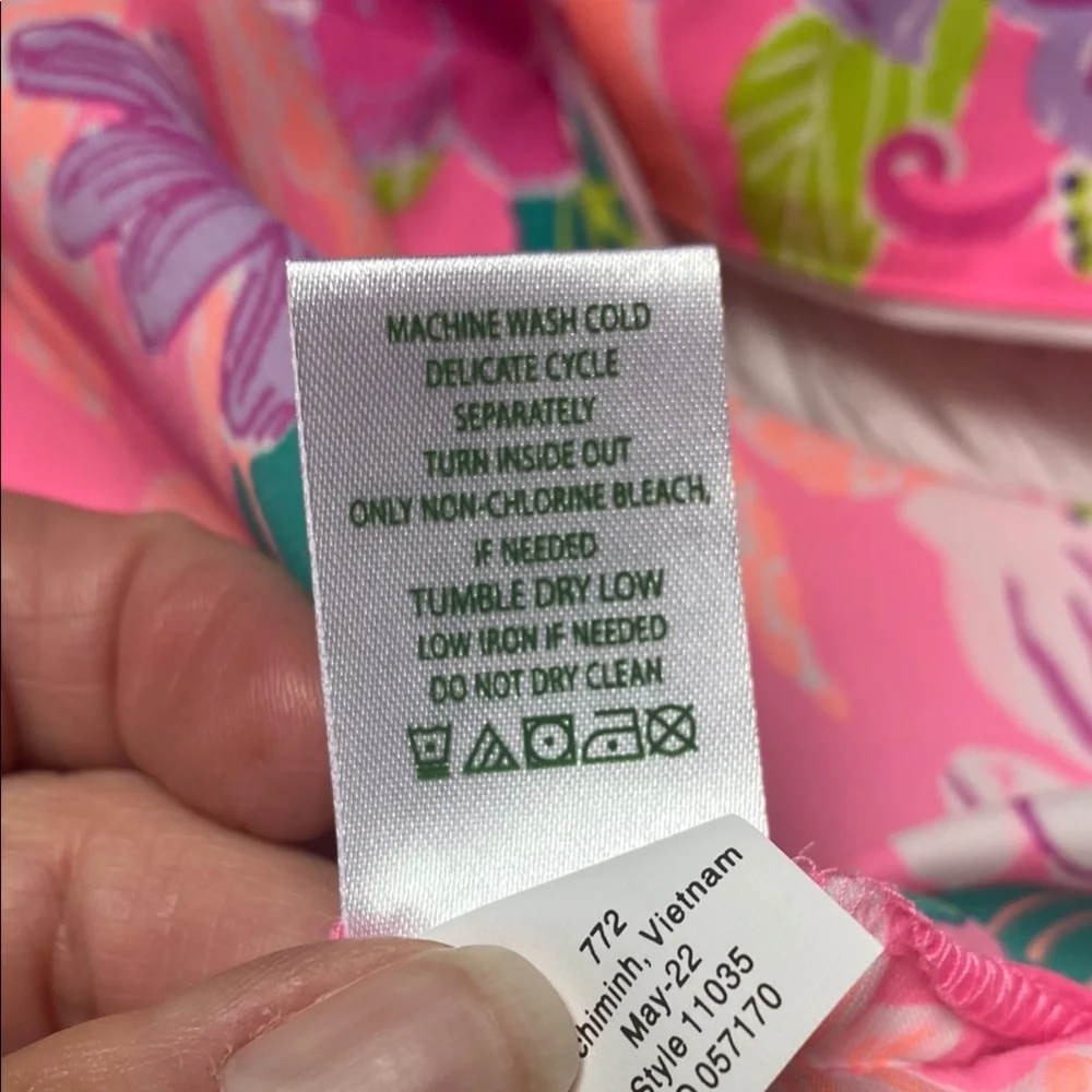 Lilly Pulitzer Pink and Purple Floral Top